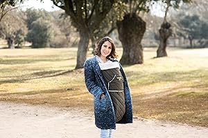 Amarsupiel | Cobertor de Porteo para Invierno Ajustable |Cobertor portabebés Universal Adaptable| Manta de Porteo | Certificado Oekotex | Fabricado en España