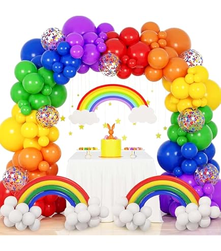 HOWAF Décorations Pour La Fête Du Mois Des Fiertés Ballons En