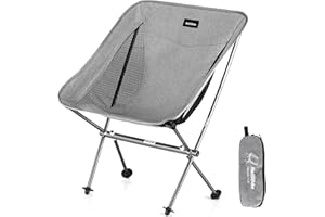 Naturehike Sedia da campeggio Sedia da pesca ultraleggera Sedia pieghevole con borsa per il trasporto Piccola sedia da campeggio portatile compatta per campeggio Picnic Escursionismo 150 kg