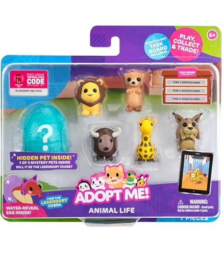 Adopt Me! Dr. Heart & Ginger Cat Freunde Pack – Inkl. Spielfiguren, Stethoskop, Kinderwagen Und Exklusivem Item-Code, Ab 6 Jahre