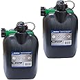 PETEX 44311004 - Tanica per carburante di riserva, colore nero, 2 x 10 litri = 20 litri