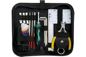 Summina Kit de Mantenimiento para Reparación de Guitarra Kit de Herramientas para la Limpieza