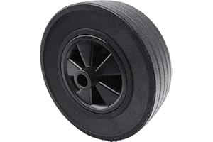 trailer parts4u Winterhoff Ersatzrad Profi Vollgummi Stützrad 225x65mm 250kg Anhänger Kunststoff Felge Bugrad passend für Winterhoff, Alko Knott etc. 1223374