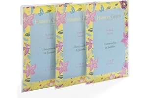 Hassett Green London - Hand Made Scented Sachet Large Three Pack - Honeysuckle & Jasmine - For Wardrobes and Drawers