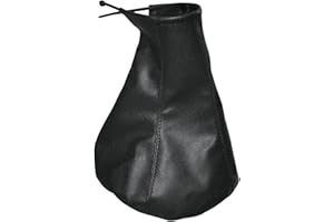 AERZETIX - C57657 - Schalthebel bag - schaltsack - kompatibel mit Opel Astra, Calibra, Combo, Tour, Corsa, Insignia, Omega, Sintra, Tigra, Twintop, Vectra - farbe von leder: schwarz - aus kunstleder