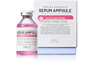 BRÜUN HS - Kontroll Hår Och Hårbotten Ampull Serum - Mikronålning Koreansk Booster Meso För Hårtillväxt Med Eller Utan Derma Pen 1,18 fl.oz