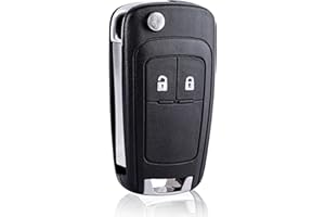 ‎FINTERRY FINTERRY Obudowa Kluczyka Samochodowego do Opel Vauxhall – Etui 2 Przyciski z Mechanizmem Składanym do Insignia Astra J Mokka Meriva B Zafira C Corsa E – Obudowa Zamienna HU100