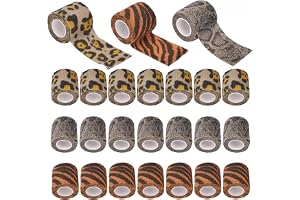 ATOMUS 24pcs Self Adhesive Bandage 5cm Tattoo Bandage (colorful)
