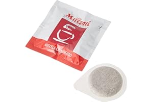 ‎CAFFÈ MUSETTI Musetti Kaffee, 150 kompostierbare Kaffeepads Cremissimo Blend, intensive und ausgewogene Geschmacksmischung, Papierfilter 44 mm