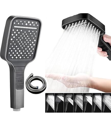 Gemmove Handheld Multi Ionizer Showerhead – Premium Ion Water Anti