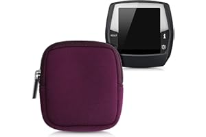 kwmobile Custodia Compatibile con Bosch Intuvia - Fodero Neoprene per Schermo Computer Bici Elettrica - Cover Anti-urto mora