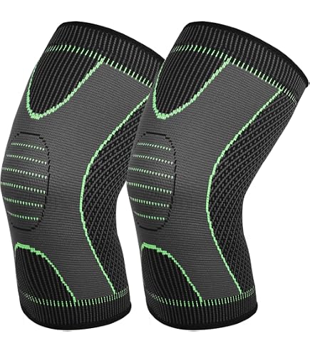 2 Stück Kniebandagen Für Damen & Herren – Elastisch, Atmungsaktiv, Größe L, Für Sport & Alltag