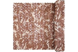 ‎SENSONG Sensong Tarnnetz Camouflage Netz Woodland Armee Tarnung Net für Deko Waldlandschaft Jagd Sichtschutz Outdoor Camping Garten Größen