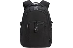 ‎AMAZON BASICS Amazon Basics Plecak na Laptopa, do Laptopów o Przekątnej Ekranu do 17 cali/43,1 cm, Czarny