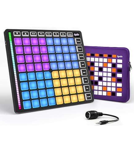 Worlde Orca-Pad48 Midi Controller Pad with Triggers and Faders