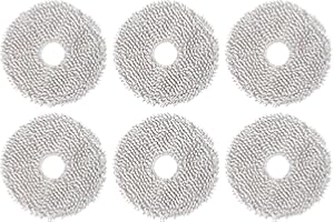 MIBUMIKI Lot de 6 lingettes lavables et réutilisables en microfibre pour Conga 11090