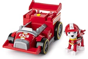 Paw Patrol- Veicoli Ready Race Rescue, Veicolo di Marshall con Suoni da Gara, dai 3 Anni