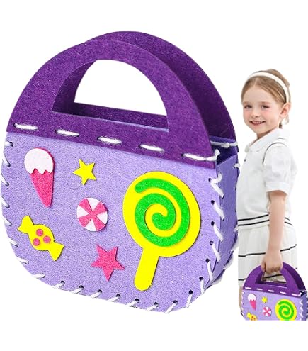 DeFieltro Animali della Foresta - Kit Cucito Bambina EDUCATIVO - Set Cucito a Mano Fai da te per