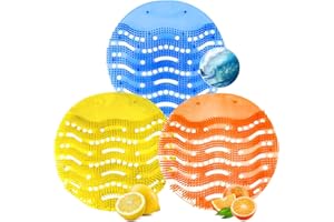 DKUNDZH 12 Pezzi Orinatoio con Profumo, Filtro per Pissoir, Tappetino per Orinatoio, Inserto per Orinatoio, Orinatoio Schermo, Orinatoio Paraspruzzi per Bagno Ufficio Toiletti, Stadi, Scuole