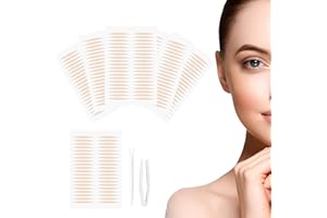 HANYOUSHENG 2400 sztuk niewidocznych podwójnych opasek na powieki, lifting bez OP, Instant Lift podwójne powieki, taśma klejąca do powiek, taśma samoprzylepna, taśma do powiek taśma wodoodporna, z 2 drążkami widełkowymi w kolorze skóry