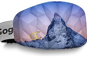 GogglesCover Premium: Protective ski and snowboard goggles cover, Matterhorn colour design