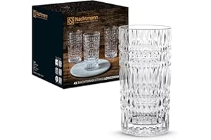 Nachtmann Spiegelau, set di 4 bicchieri da cocktail in cristallo, 425 g, etnici, 104250