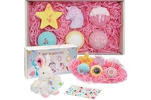 VENARES Bombe da bagno per bambini con sorpresa, palline da bagno per bambini con sorpresa all'interno, 6 pezzi accessori da bagno unicorno per bambini con sorpresa regalo di compleanno per ragazze 3-12 anni