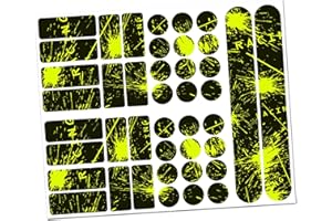 Finest Folia 34 pezzi per bicicletta telaio pellicola protettiva adesivo protezione MTB BMX catena pellicola protettiva per vernice