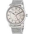 Zeppelin Men's Quartz Watch LZ127 Graf Zeppelin 7642M5 with Metal Strap, Beige/Silver, Strap