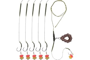 OROOTL Set per Pesca Alla Carpa Inline Rig Con Piombo da Pesca, Pesi, Tubi in Gomma Anti-Tangle Maniche Quick Change