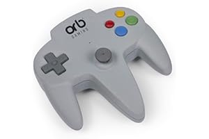 THUMBS UP Orb Gaming Orb Bianco-y Compreso 200x Giochi 8 Bit, Oro-RETARC Does Not Apply Inclusi, Colore, Taglia Unica, Retro Arcade Controller