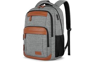 VSNOON Travel Laptop Backpack, 15.6 inch Work Bag School Laptop Bag with USB Charning Port