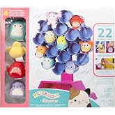 Jazwares Squishmallows Micromallows SQMM0044 - Micromallows D&ouml;nme Dolap Ekranı, 4 S&uuml;per Yumuşak Mini Squishmallows, 6,5 cm Pe