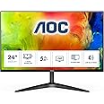 AOC 24B1H - 24 Zoll FHD Monitor (1920x1080, 60 Hz, VGA, HDMI) schwarz