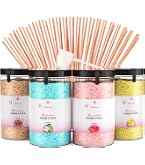 Bâtons Réutilisables Confiserie Bâtons Pour Barbe à Papa Misskandy - Lot De 65, 30 Cm En Bois De Pin | Réutilisables, Biodégradables, Fabriqué En France
