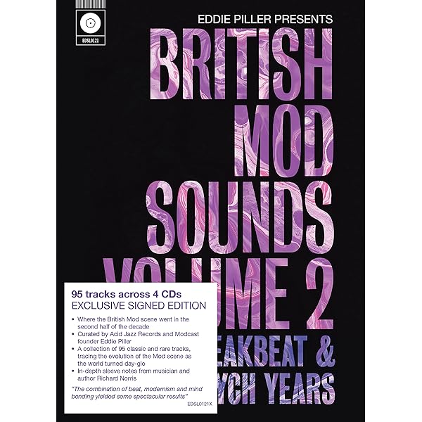 英2discs LP Eddie Piller, Various British Mod Sounds Of The 1960s DEMREC993 Demon Records /00520 Amazon.com: Eddie Piller Presents British Mod Sounds Of The