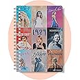 CRAFT MANIACS TAYLOR SWIFT COLOR POP ART ROUND CORNER PRINTED A5 160 RULED PAGES NOTEBOOK | BEST GIFT FOR SWIFTIES