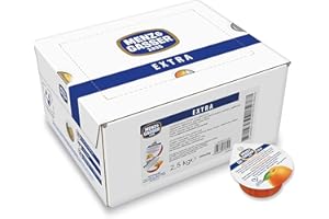 Menz&Gasser Confettura Extra di Albicocche Monodose Premium Quality, con Frutta, 100% Made in Italy, 100 Porzioni x 25 g