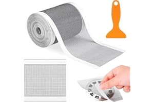 ZYLUNIY Adhesivo de Malla para Desagüe de Ducha, 10cm x 10M Pegatina Malla Drenaje, Desechable Rejilla Desague Ducha Floor Drain Sticker para Desagüe de Ducha Colador de Fregadero (10cm*10m)