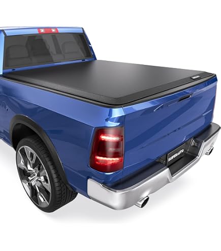 Hard Shell Folding Truck Bed Tonneau Cover|Fits 09 - 26 Ram 1500 5