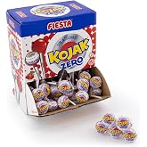 FIESTA Sugar Free Kojak Candy with Cherry Flavor Stick - Box of 70 units