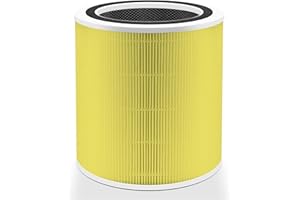 GETALONG Core 400S Pet Care Filtre de rechange pour purificateur d'air WiFi intelligent LEVOIT Core 400S, filtre de rechange HEPA 3 en 1 H13, pièce # Core 400S-RF-PA (LRF-C401-YUS), jaune, 1 pièce, jaune