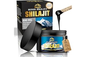 REGIO Shilajit Original Himalaya – Résine Pure “Grade A” avec 75% d’Acide Fulvique & 85+ Minéraux, Haute Concentration, Naturel & Sans Additifs – Énergie, Vitalité & Bien-Être Pour Hommes Femmes (Original)