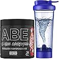 Applied Nutrition Bundle ABE Pre Workout 375g + Electric Shaker | All Black Everything Pre Workout Powder, Energy Drink, Physical Performance, Creatine, Beta Alanine, Caffeine (Cherry Cola)