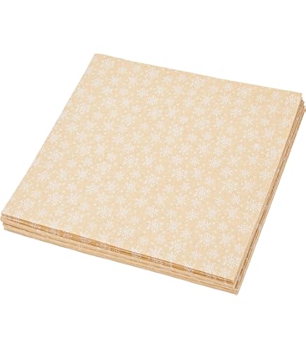 HEYDA Origami Papier Set - 64 Blätter Perlweiß