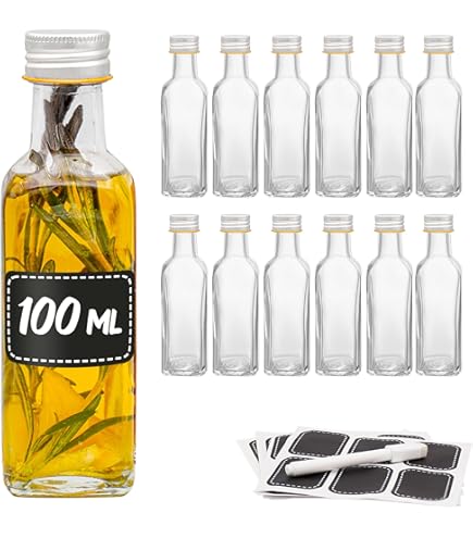 casavetro 24 lege kleine Wart glazen flessen met gouden schroefdop, 250 ml, om zelf te vullen als sapflessen, siroopflessen, likeurflessen, 0,25 liter met sluiting (24 x 250 ml casavetro 24 lege kleine Wart glazen flessen met gouden schroefdop, 250 ml, om zelf te vullen als sapflessen, siroopflessen, likeurflessen, 0,25 liter met sluiting (24 x 250 ml
