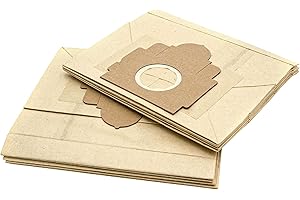 vhbw 10x bolsa compatible con Moulinex 1350 Power Clean, 1250 Power Clean aspiradora - 22,5 cm x 19 cm arena