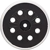 Bosch Professional 1x Schleifteller (für GEX 125-150 AVE, Ø 125 mm, Mittelhart, Klett, 8 Löcher, Zubehör Exzenterschleifer)