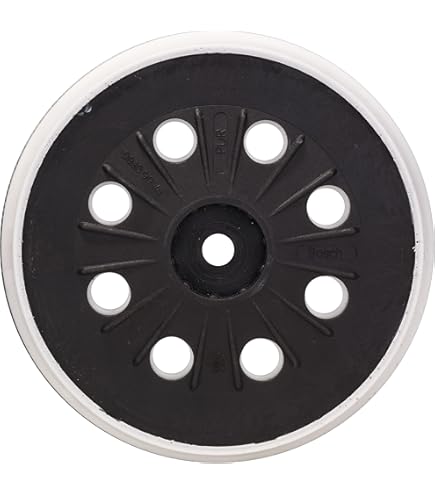 Sanding Backing Pad 125mm 8 Holes Replacement Disc For Bosch PEX 270 A PEX 270 AE Eccentric Sander System Attachment Black