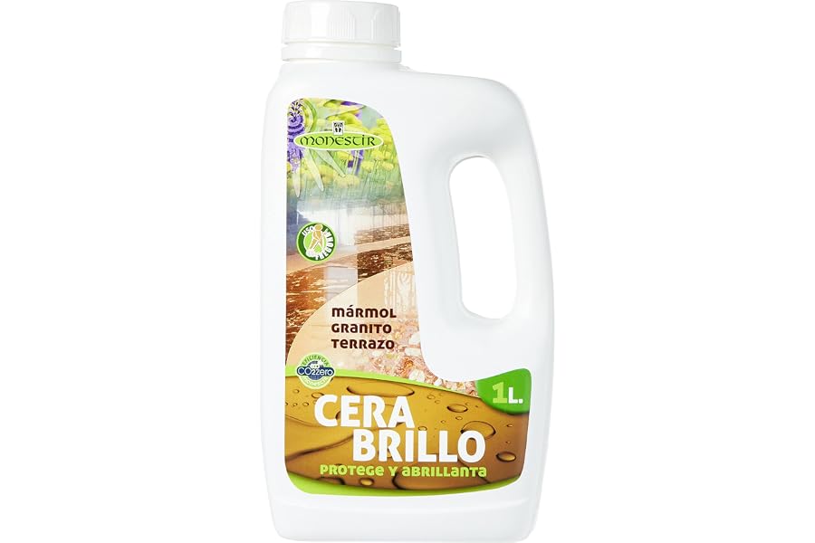 Monestir Cera Brillo Suelos Mármol - Terrazo - Granito 1L